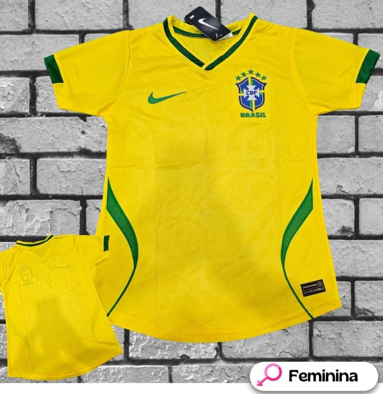Camisa Do Brasil 2026 Feminina