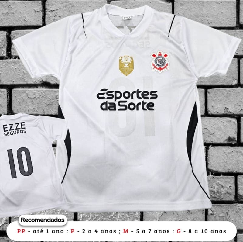 Camisa infantil do Corinthians