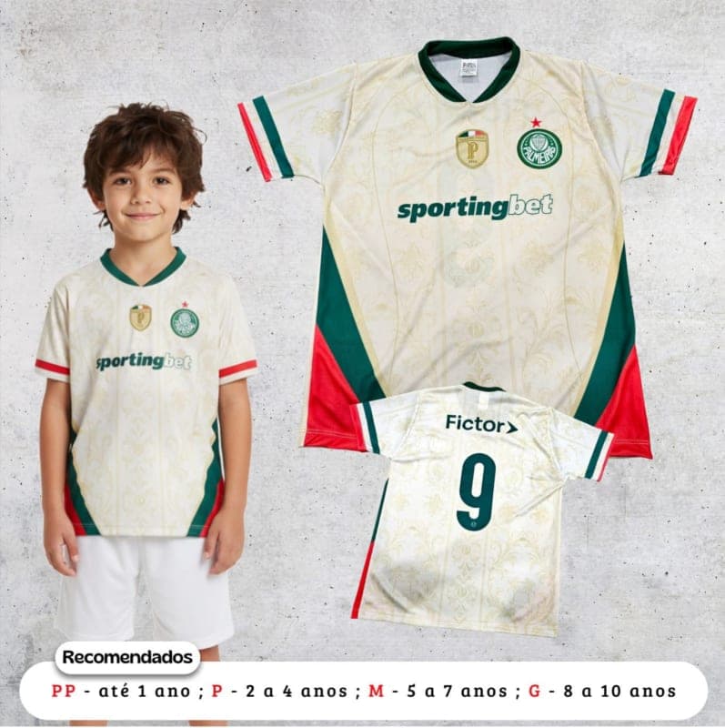 Camisa Infantil do Palmeiras Comemorativa